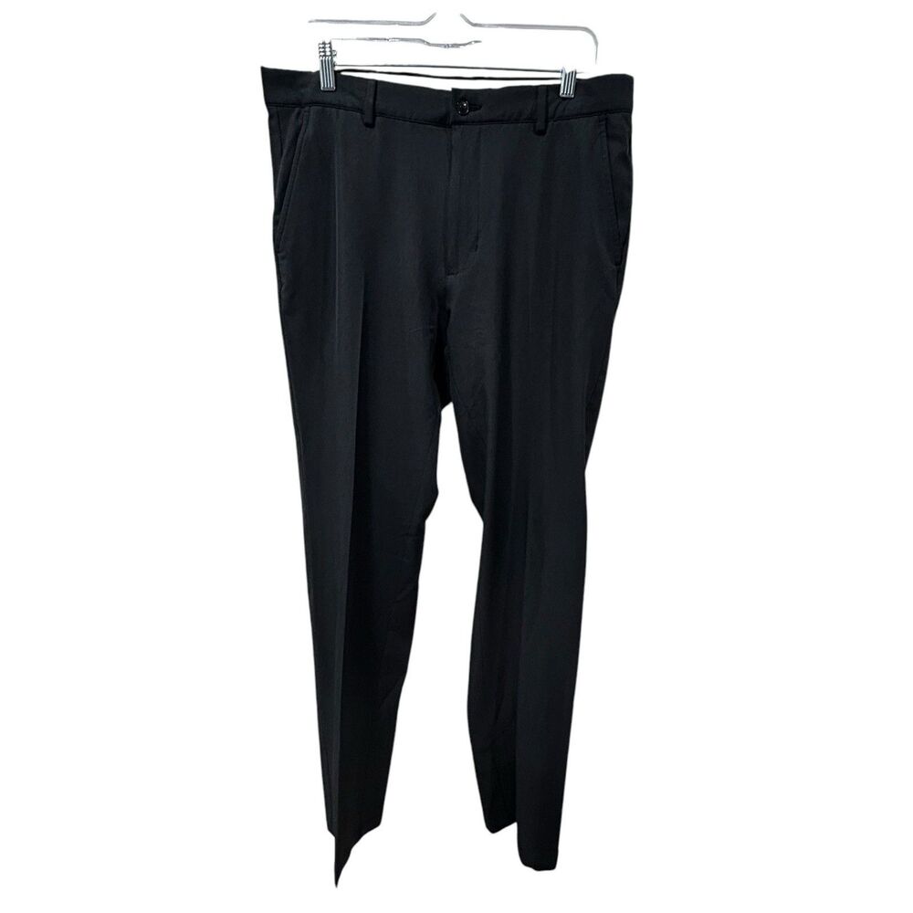 Greg Norman Golf Pants Mens 34x34 Black Performance Stretch Straight Leg